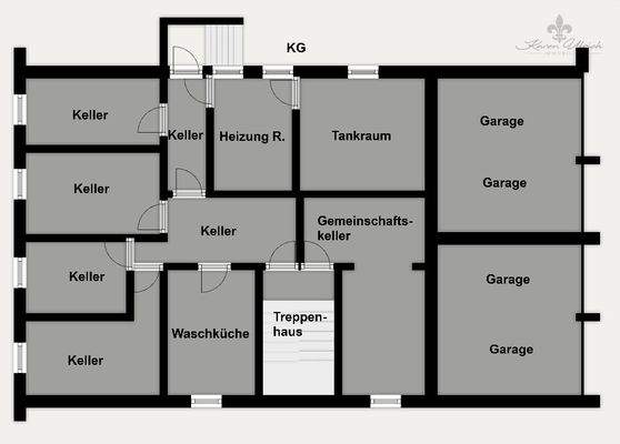 Grundriss Farbig - KG