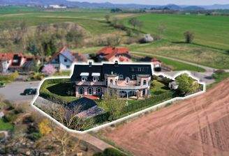 Drohne mit Markierung - Südwestansicht