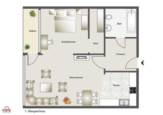 Grundriss - nicht maßstabsgetreu