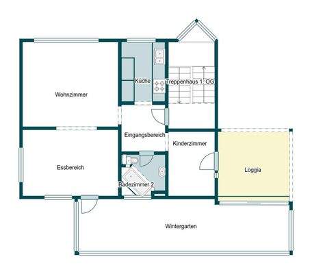Grundriss Skizze 1.OG