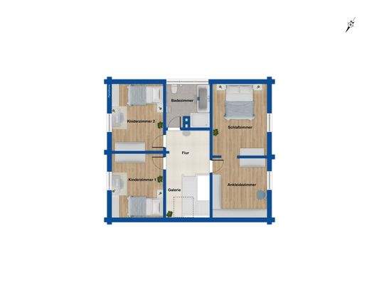 Grundriss Dachgeschoss