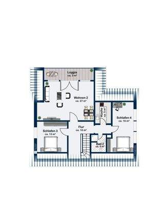 GRUNDRISS | OBERGESCHOSS