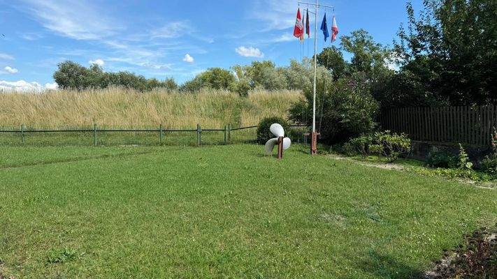 Gartenansicht Richtung Deich