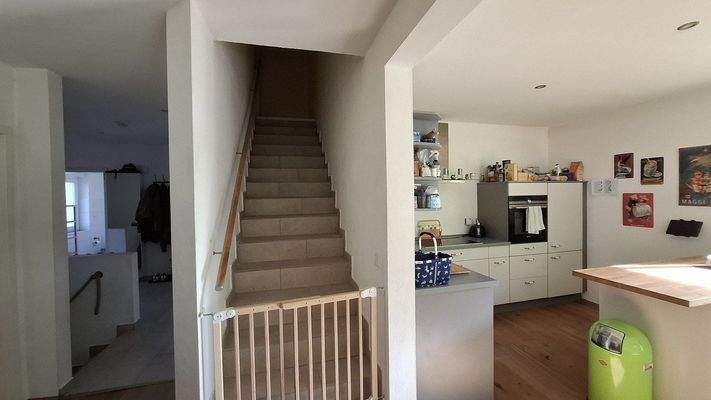 Treppe ins Dachgeschoss