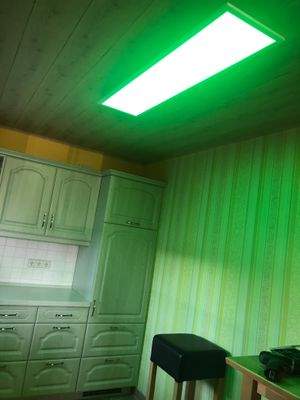 Licht Küche in grün