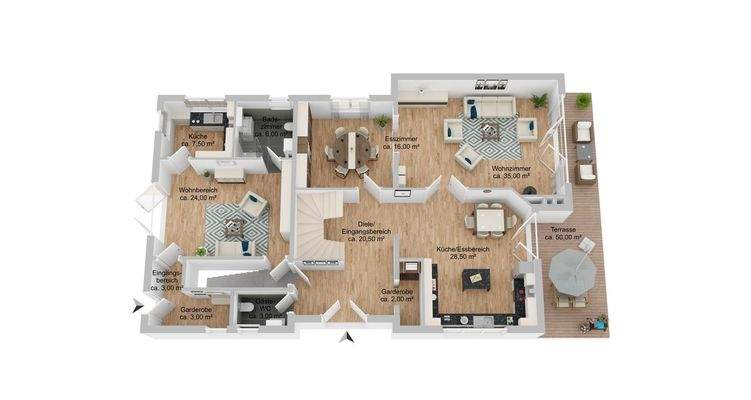 Grundriss Erdgeschoss