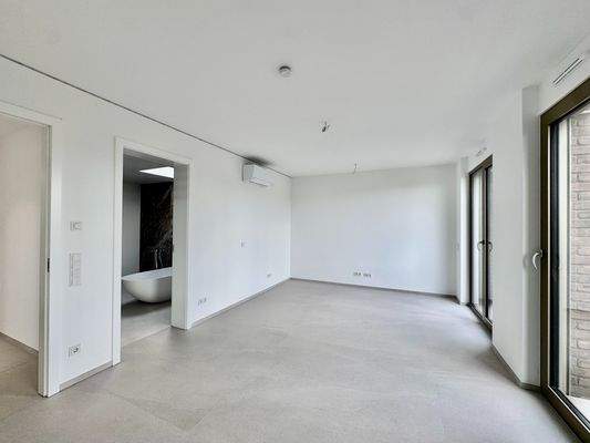 Master-Bedroom mit Klimaanlage und Bad en Suite