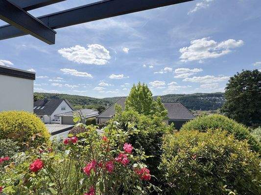 Ausblick von der Terrasse