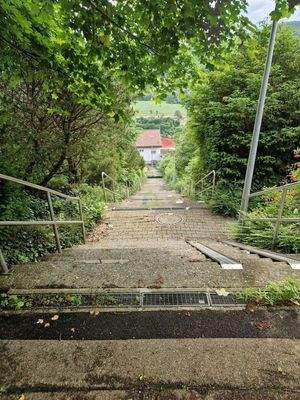 Treppenaufgang zum Haus