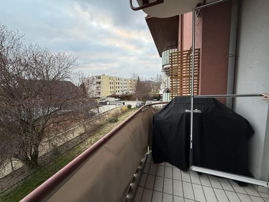 Balkon gen Westen