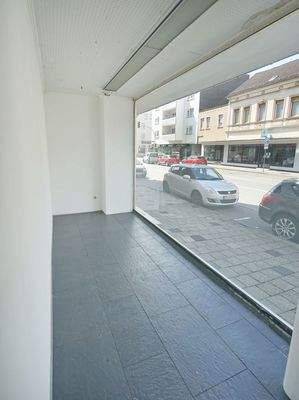 Große Schaufensterfläche