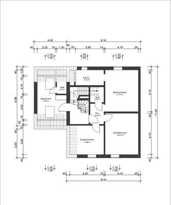 Grundriss 2. Obergeschoss