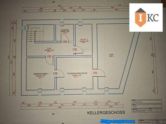 Grundriss Kellergeschoß