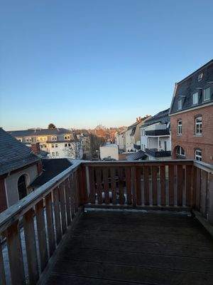 Balkon Aussicht Hinterhof u. Wilkau-Haßlau 