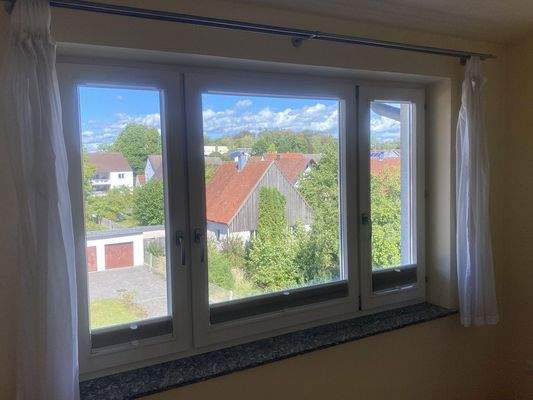 Aussicht aus dem Schlafzimmer