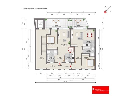 Grundriss 1.Obergeschoss