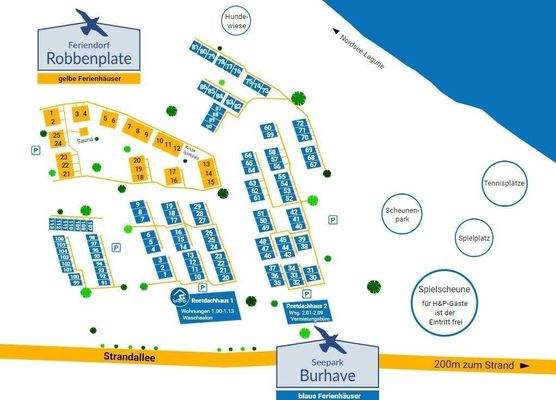 Lageplan Seepark Burhave