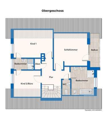 Grundriss Obergeschoss
