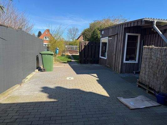 Blick auf die Terrasse