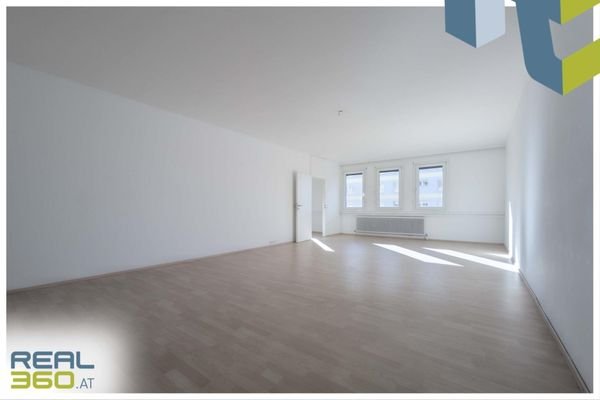 Ein 40 m² großes Wohnzimmer