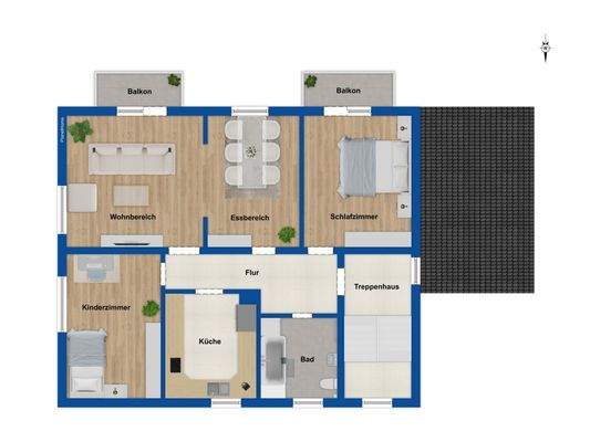 Grundriss Obergeschoss