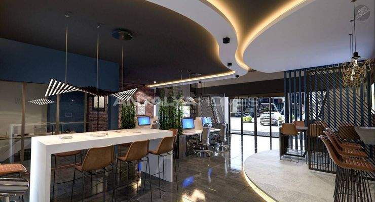 Modern Commercial Units in a Business Center in Alanya Antalya