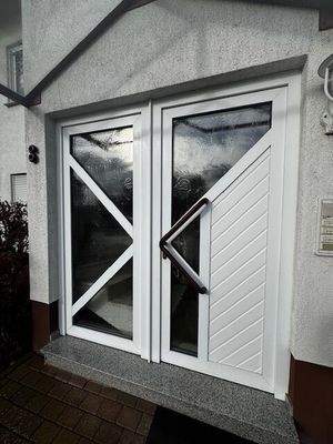 gepflegter Eingangsbereich