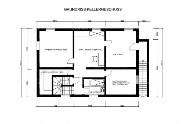 Kellergeschoss 2D