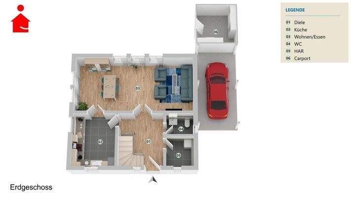 Grundrissvisualisierung