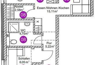 Grundriss Whg.8