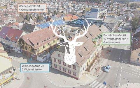 Sankt Georgen im Schwarzwald Renditeobjekte, Mehrfamilienhäuser, Geschäftshäuser, Kapitalanlage