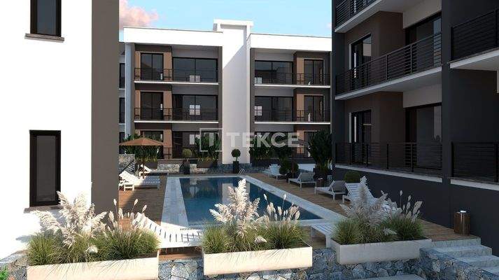2-Bedroom Apartments for Sale in a Complex with a Pool in Girne