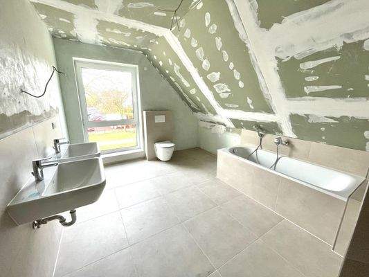 Badezimmer, Baustand 01.2026