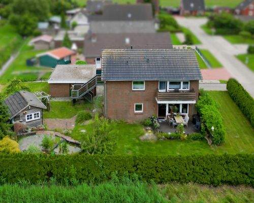 Haus Luftaufnahme Rückansicht