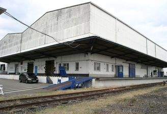 Frontansischt Lagerhalle