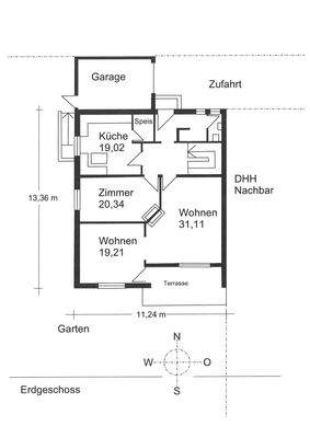 Erdgeshoss Grundriss