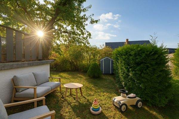 Gartenansicht - KI generiert