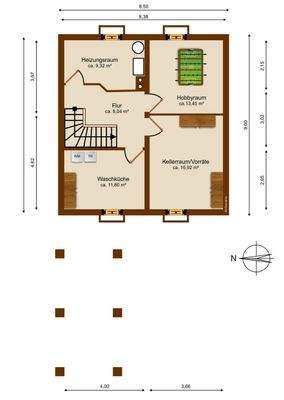 Kellergeschoss Grundriss