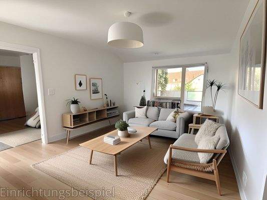 Wohnzimmer 1. OG Perspektive