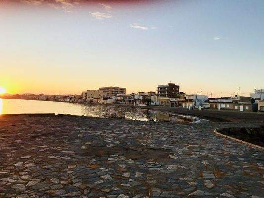 Marmenor mit Insel vor der Tür