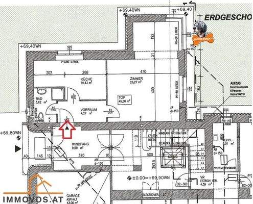 Auszug aus dem Bestandsplan