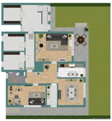 Grundriss Skizze Außenbereich 2