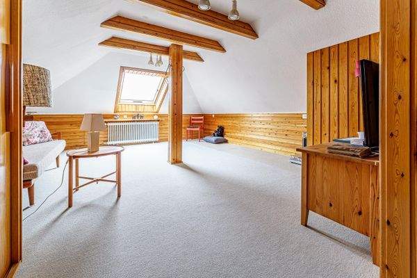 Ausgebautes Dachstudio.