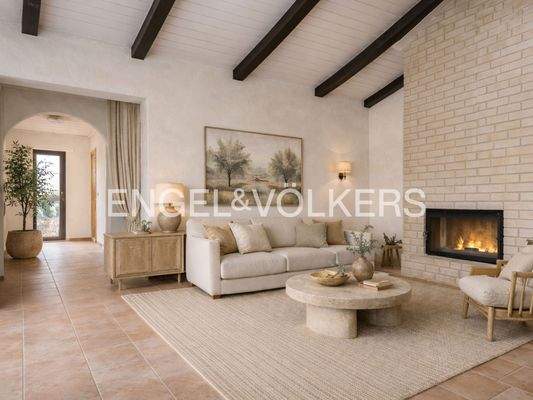 Wohnzimmer (mit Künstlicher Intelligenz optimiert)