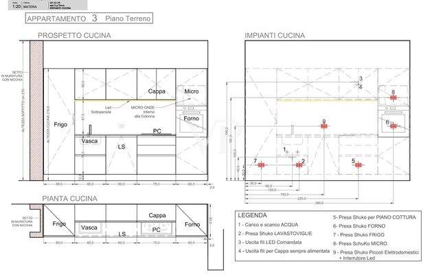 PIANO T PROSPETTI E IMPIANTI CUCINA