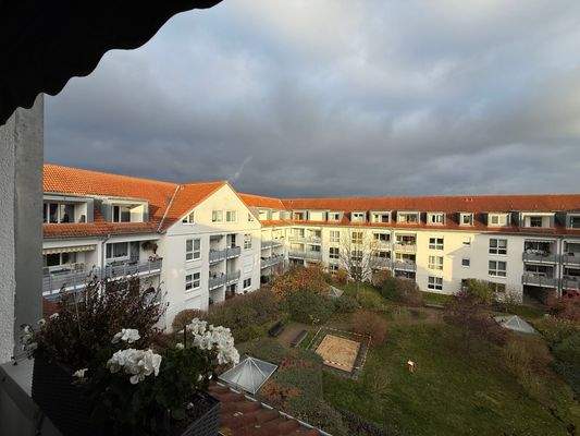 Aussicht Balkon Innenhof