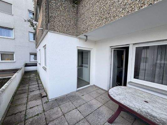 Balkon vor Schlafzimmer