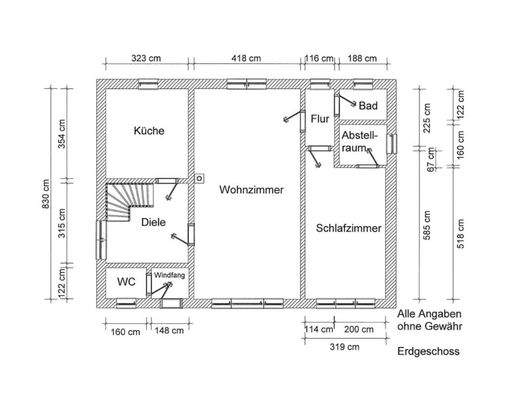 Grundriss Erdgeschoss