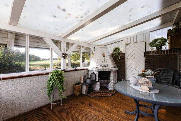 Überdachte Terrasse