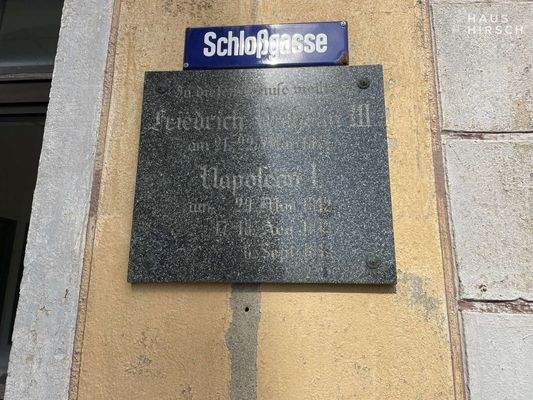 Erinnerungstafel Napoleon an Haus